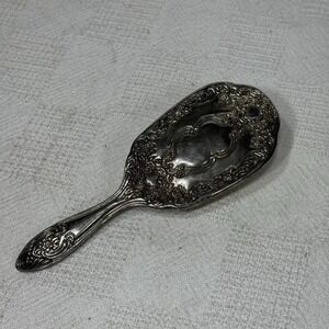 VTG 1970s‎ Silver Plated Antique Vanity Brush Metal
